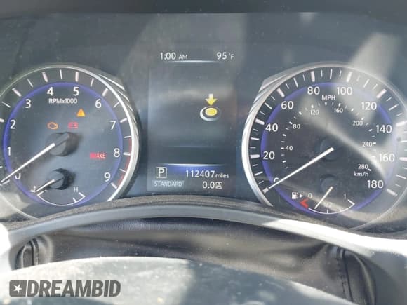 ✅ 2014 Infiniti Q50 • VIN: JN1BV7AP8EM691795 • Lot: 42526313. Listed on IAAI with 112,407 mi. Free auction sales archive from the USA and detailed vehicle history report at DreamBid. Image 7.