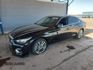 ✅ 2020 Infiniti Q50 Pure • VIN: JN1EV7AP7LM204967 • Lot: 60698445. Listed on Copart with 71,441 mi. Free auction sales archive from the USA and detailed vehicle history report at DreamBid. Image 1.