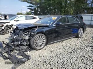 ✅ 2023 Mercedes-Benz S 580 • VIN: W1K6G7GB7PA219702 • Лот: 82055875. Опубликован ранее на Copart с пробегом 18 840 миль. Бесплатный доступ к архиву аукционных продаж из США и подробный отчёт об истории автомобиля на DreamBid. Изображение 1.