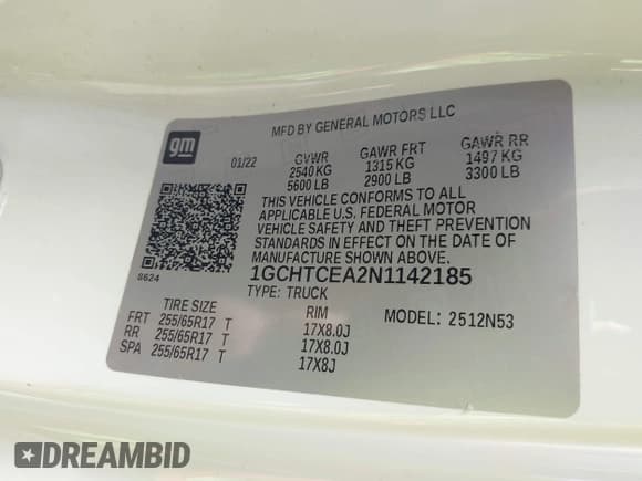 ✅ 2022 Chevrolet Colorado 4WD LT • VIN: 1GCHTCEA2N1142185 • Лот: 43463532. Опубликован ранее на IAAI с пробегом 70 320 миль. Бесплатный доступ к архиву аукционных продаж из США и подробный отчёт об истории автомобиля на DreamBid. Изображение 9.