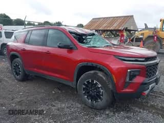 2024 Chevrolet Traverse AWD Z71 с VIN 1GNEVJKS0RJ182972, выставлен на аукционе IAAI как лот 43270961 с пробегом 20 258 миль миль и . История ставок и продаж доступна на DreamBid. Изображение 1.