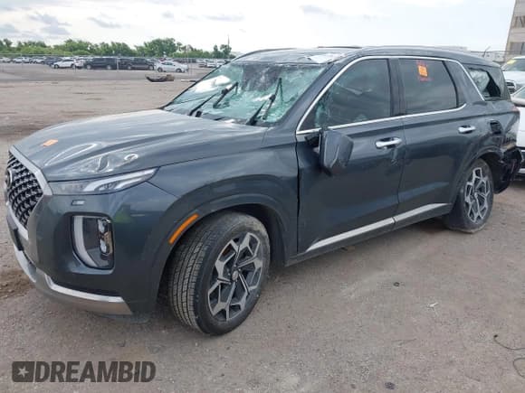 ✅ 2022 Hyundai Palisade Calligraphy • VIN: KM8R74HE4NU367604 • Лот: 42487136. Опубликован ранее на IAAI с пробегом 86 762 миль. Бесплатный доступ к архиву аукционных продаж из США и подробный отчёт об истории автомобиля на DreamBid. Изображение 2.