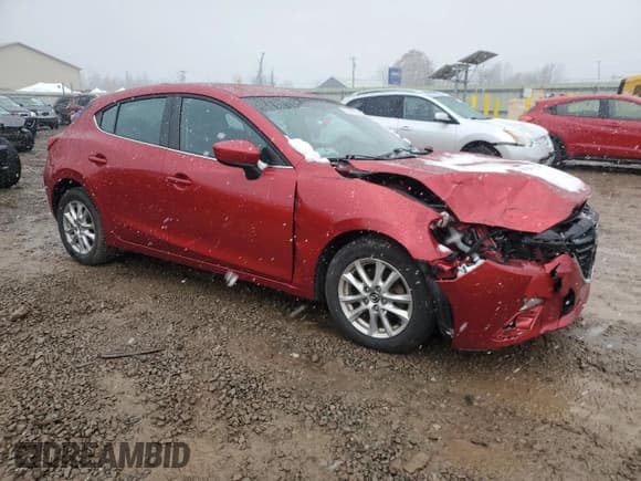 ✅ 2014 Mazda 3 i Touring • VIN: JM1BM1L7XE1105450 • Lot: 91554975. Listed on Copart with 96,446 mi. Free auction sales archive from the USA and detailed vehicle history report at DreamBid. Image 4.