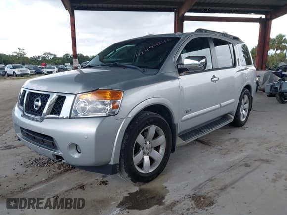 ✅ 2008 Nissan Armada LE • VIN: 5N1BA08D08N627840 • Lot: 42494246. Wystawiony na IAAI z przebiegiem 231 532 mil. Bezpłatny archiwum sprzedaży aukcyjnych z USA i szczegółowy raport historii pojazdu na DreamBid. Zdjęcie 2.