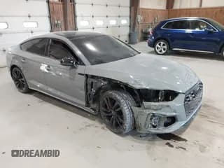 ✅ 2022 Audi S5 Sportback Premium Plus • VIN: WAUC4CF53NA014902 • Лот: 43161045. Опубликован ранее на IAAI с пробегом 36 577 миль. Бесплатный доступ к архиву аукционных продаж из США и подробный отчёт об истории автомобиля на DreamBid. Изображение 1.