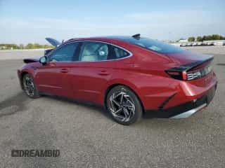 2025 Hyundai Sonata SEL Convenience with VIN KMHL14JA4SA463163, listed as a Copart auction lot 84737045 with 10,952 mi miles and Salvage title. Bid and sale history available at DreamBid. Image 2.