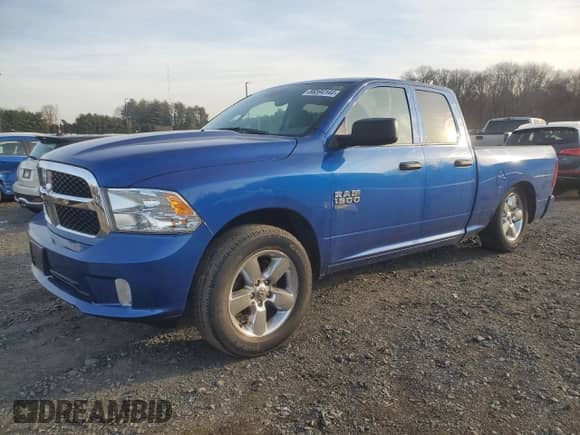 2019 Ram 1500 Express with VIN 1C6RR7FGXKS643366, listed as a Copart auction lot 86594144 with 52,621 mi miles and Salvage title. Bid and sale history available at DreamBid. Image 1.