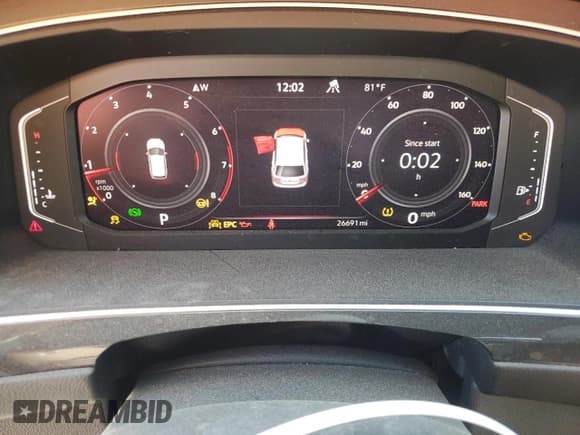 ✅ 2023 Volkswagen Tiguan SEL R-Line • VIN: 3VV4B7AX5PM038607 • Lot: 46244715. Listed on Copart with 26,691 mi. Free auction sales archive from the USA and detailed vehicle history report at DreamBid. Image 9.