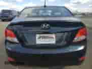 2014 Hyundai Accent GLS with VIN KMHCT4AE1EU718142, listed as a Copart auction lot 81837615 with Not provided miles and Salvage title. Bid and sale history available at DreamBid. Image 6.