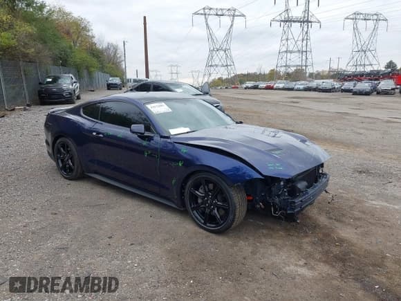 ✅ 2020 Ford Mustang GT Premium • VIN: 1FA6P8CFXL5175812 • Lot: 43572881. Listed on IAAI with 24,050 mi. Free auction sales archive from the USA and detailed vehicle history report at DreamBid. Image 1.