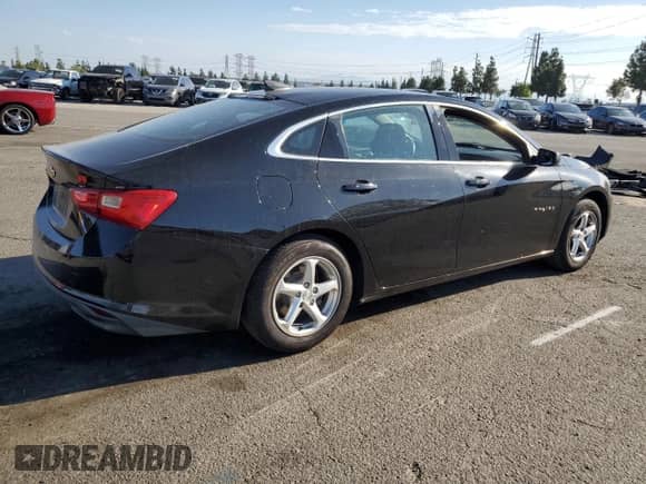 2018 Chevrolet Malibu LS z VIN 1G1ZB5ST4JF196134, wystawiony jako Copart lot #81498955 z przebiegiem 99 396 mil mil oraz Szkoda całkowita • Salvage title. Historia ofert i sprzedaży dostępna na DreamBid. Obrazek 3.