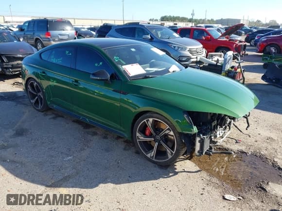 ✅ 2019 Audi RS 5 Sportback • VIN: WUABWCF54KA904316 • Lot: 41205564. Listed on IAAI with 36,727 mi. Free auction sales archive from the USA and detailed vehicle history report at DreamBid. Image 1.