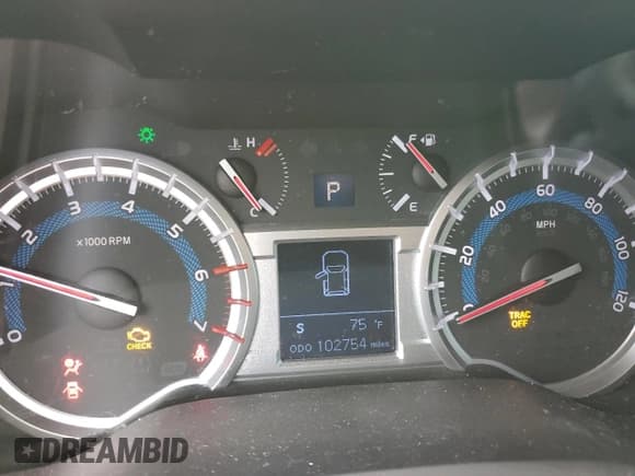 ✅ 2018 Toyota 4Runner SR5 Premium • VIN: JTEBU5JR7J5543675 • Lot: 85124965. Listed on Copart with 102,754 mi. Free auction sales archive from the USA and detailed vehicle history report at DreamBid. Image 9.