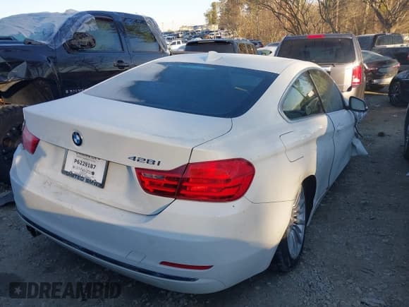✅ 2015 BMW 4 Series 428i • VIN: WBA3N3C58FK232881 • Лот: 41328639. Опубликован ранее на IAAI с пробегом 87 770 миль. Бесплатный доступ к архиву аукционных продаж из США и подробный отчёт об истории автомобиля на DreamBid. Изображение 4.