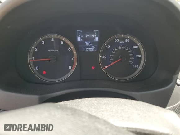 2017 Hyundai Accent Sport with VIN KMHCU5AE0HU325725, listed as a Copart auction lot 60885285 with 110,708 mi miles and Salvage title. Bid and sale history available at DreamBid. Image 9.