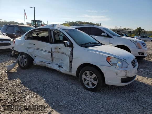 2011 Hyundai Accent GLS with VIN KMHCN4AC0BU596779, listed as a Copart auction lot 74252774 with 198,696 mi miles and Salvage title. Bid and sale history available at DreamBid. Image 4.