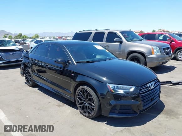✅ 2020 Audi A3 S line Premium • VIN: WAUBEGFF2LA086289 • Lot: 42609177. Listed on IAAI with 53,755 mi. Free auction sales archive from the USA and detailed vehicle history report at DreamBid. Image 1.
