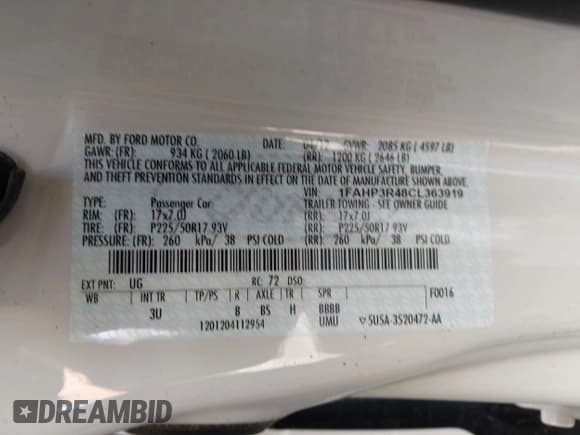 ✅ 2012 Ford Focus Electric • VIN: 1FAHP3R48CL363919 • Lot: 43454988. Wystawiony na IAAI z przebiegiem 58 269 mil. Bezpłatny archiwum sprzedaży aukcyjnych z USA i szczegółowy raport historii pojazdu na DreamBid. Zdjęcie 9.