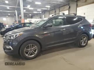 ✅ 2017 Hyundai Santa Fe 2.4L • VIN: 5XYZU3LB6HG494302 • Лот: 86087915. Опубликован ранее на Copart с пробегом 30 379 миль. Бесплатный доступ к архиву аукционных продаж из США и подробный отчёт об истории автомобиля на DreamBid. Изображение 1.