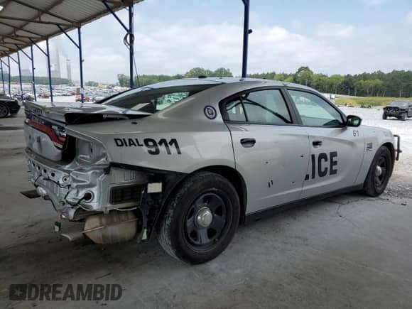 2019 Dodge Charger Police с VIN 2C3CDXAT0KH558470, выставлен на аукционе Copart как лот 66067235 с пробегом 98 349 миль миль и Списание • Salvage title. История ставок и продаж доступна на DreamBid. Изображение 3.