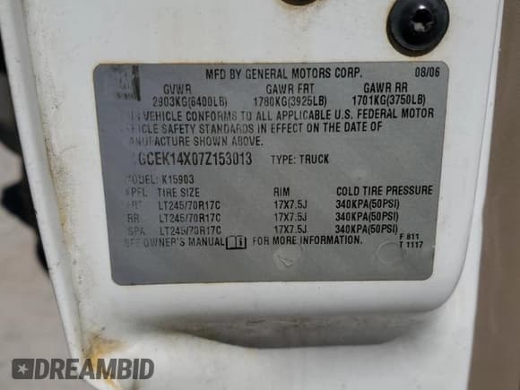 ✅ 2007 Chevrolet Silverado 1500 Work Truck • VIN: 1GCEK14X07Z153013 • Lot: 73421654. Listed on Copart with Not provided. Free auction sales archive from the USA and detailed vehicle history report at DreamBid. Image 12.