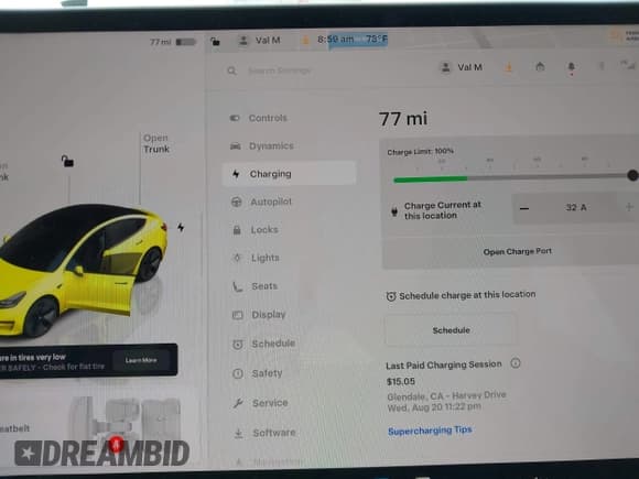 ✅ 2023 Tesla Model 3 • VIN: 5YJ3E1EA0PF644809 • Lot: 43271664. Listed on IAAI with 71,806 mi. Free auction sales archive from the USA and detailed vehicle history report at DreamBid. Image 18.