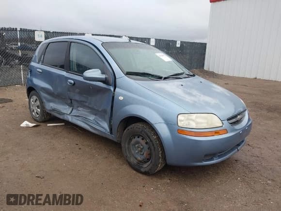 ✅ 2006 Chevrolet Aveo LS • VIN: KL1TD66616B563708 • Lot: 41543322. Wystawiony na IAAI z przebiegiem 120 824 mil. Bezpłatny archiwum sprzedaży aukcyjnych z USA i szczegółowy raport historii pojazdu na DreamBid. Zdjęcie 1.
