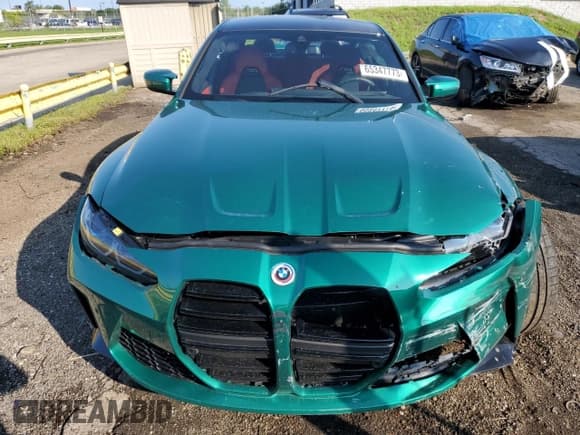✅ 2023 BMW M3 Competition xDrive • VIN: WBS43AY08PFN96767 • Lot: 65347773. Wystawiony na Copart z przebiegiem 8 740 mil. Bezpłatny archiwum sprzedaży aukcyjnych z USA i szczegółowy raport historii pojazdu na DreamBid. Zdjęcie 5.