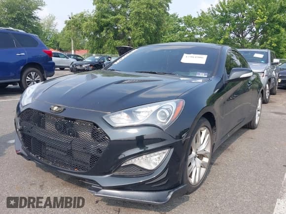 ✅ 2015 Hyundai Genesis Coupe 3.8L Base • VIN: KMHHU6KJXFU123270 • Lot: 42904906. Listed on IAAI with 56,305 mi. Free auction sales archive from the USA and detailed vehicle history report at DreamBid. Image 2.