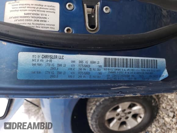 ✅ 2009 Dodge 1500 SLT • VIN: 1D3HV13T39S704900 • Лот: 86692394. Размещён на Copart с пробегом 184 384 миль миль. Получите бесплатный доступ к архиву аукционных продаж из США и посмотрите подробный отчёт об истории автомобиля на DreamBid. Изображение 12.