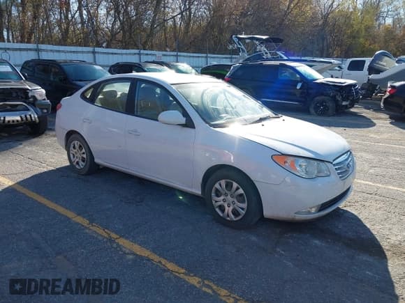 ✅ 2010 Hyundai Elantra SE • VIN: KMHDU4AD4AU947336 • Lot: 43631126. Listed on IAAI with 162,927 mi. Free auction sales archive from the USA and detailed vehicle history report at DreamBid. Image 1.