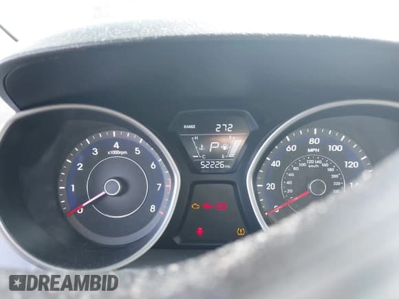 ✅ 2016 Hyundai Elantra SE • VIN: 5NPDH4AE4GH739638 • Lot: 43496350. Listed on IAAI with 52,226 mi. Free auction sales archive from the USA and detailed vehicle history report at DreamBid. Image 7.