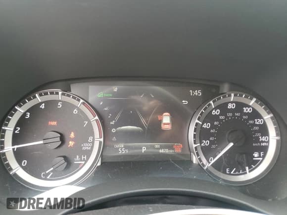 ✅ 2024 Toyota Highlander LE • VIN: 5TDKDRBH2RS554977 • Lot: 87486155. Listed on Copart with 6,870 mi. Free auction sales archive from the USA and detailed vehicle history report at DreamBid. Image 9.