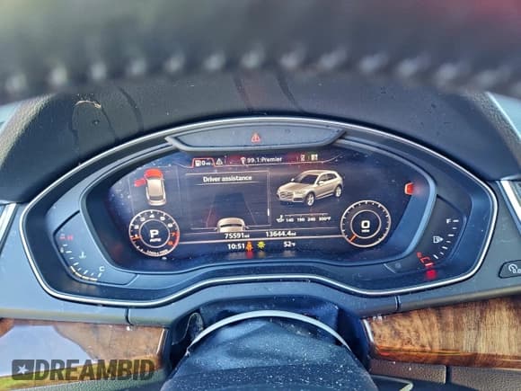 ✅ 2018 Audi Q5 Premium Plus • VIN: WA1BNAFY8J2071797 • Lot: 95633075. Listed on Copart with 75,591 mi. Free auction sales archive from the USA and detailed vehicle history report at DreamBid. Image 9.