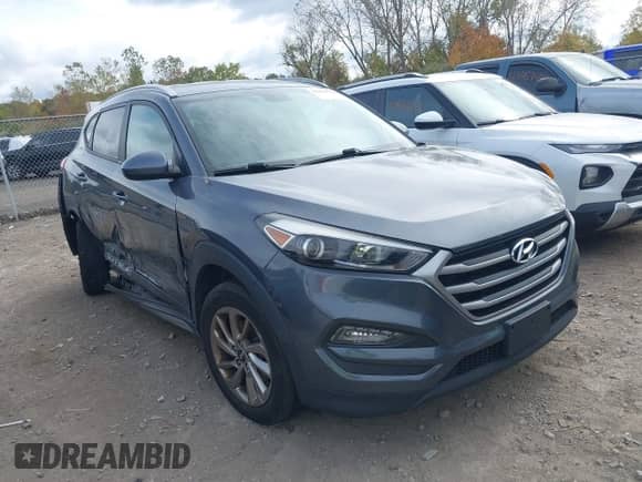 2017 Hyundai Tucson SE z VIN KM8J33A42HU527276, wystawiony jako IAAI lot #43456757 z przebiegiem 153 884 mil mil oraz . Historia ofert i sprzedaży dostępna na DreamBid. Obrazek 1.