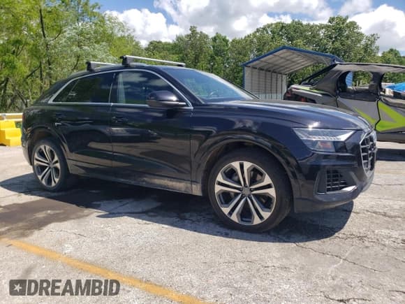 ✅ 2019 Audi Q8 Prestige • VIN: WA1CVAF11KD015407 • Lot: 56926625. Listed on Copart with 79,737 mi. Free auction sales archive from the USA and detailed vehicle history report at DreamBid. Image 4.