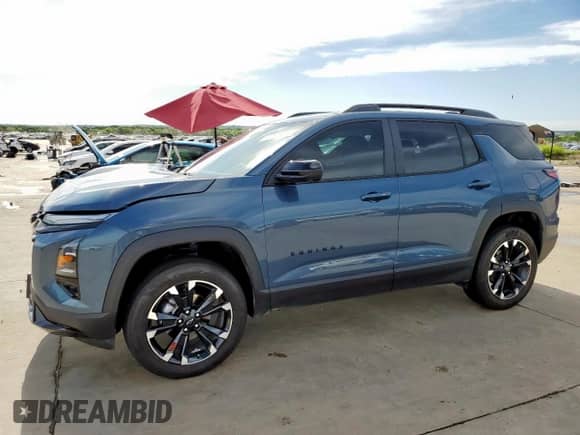 2025 Chevrolet Equinox FWD RS с VIN 3GNAXLEG9SL275130, выставлен на аукционе Copart как лот 57828795 с пробегом 2 277 миль миль и Списание • Salvage title. История ставок и продаж доступна на DreamBid. Изображение 1.