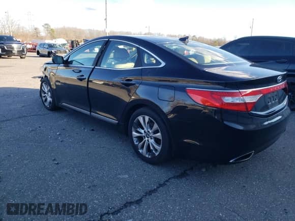 2013 Hyundai Azera with VIN KMHFG4JG4DA227048, listed as a Copart auction lot 86703774 with 96,641 mi miles and Salvage title. Bid and sale history available at DreamBid. Image 2.