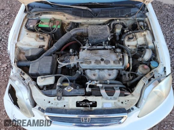 ✅ 1998 Honda Civic LX • VIN: 2HGEJ6672WH613107 • Lot: 84933505. Listed on Copart with 298,117 mi. Free auction sales archive from the USA and detailed vehicle history report at DreamBid. Image 11.