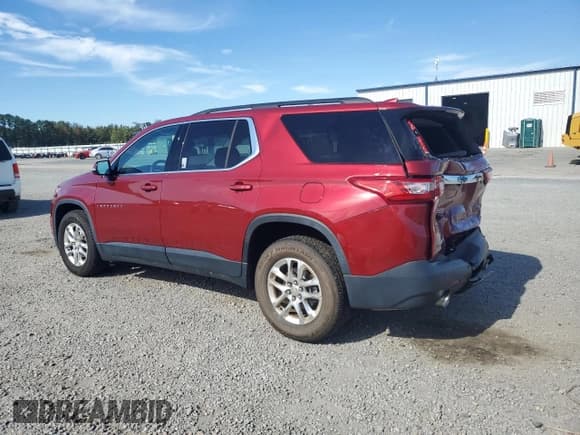 ✅ 2020 Chevrolet Traverse LT Cloth • VIN: 1GNEVGKW5LJ122859 • Lot: 86824375. Listed on Copart with 54,074 mi. Free auction sales archive from the USA and detailed vehicle history report at DreamBid. Image 2.