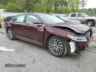 ✅ 2017 Lincoln Continental Select • VIN: 1LN6L9TP2H5618770 • Lot: 50027074. Listed on Copart with 37,472 mi. Free auction sales archive from the USA and detailed vehicle history report at DreamBid. Image 4.