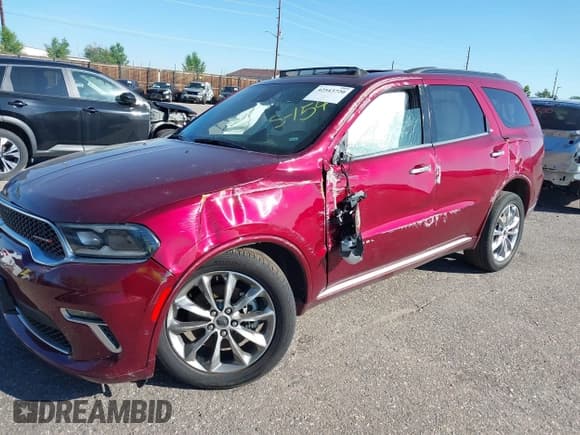 ✅ 2022 Dodge Durango Citadel • VIN: 1C4SDJET3NC219109 • Lot: 42543720. Listed on IAAI with 49,680 mi. Free auction sales archive from the USA and detailed vehicle history report at DreamBid. Image 18.