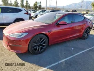 ✅ 2023 Tesla Model S • VIN: 5YJSA1E54PF523758 • Lot: 89689835. Wystawiony na Copart z przebiegiem 43 375 mil. Bezpłatny archiwum sprzedaży aukcyjnych z USA i szczegółowy raport historii pojazdu na DreamBid. Zdjęcie 1.