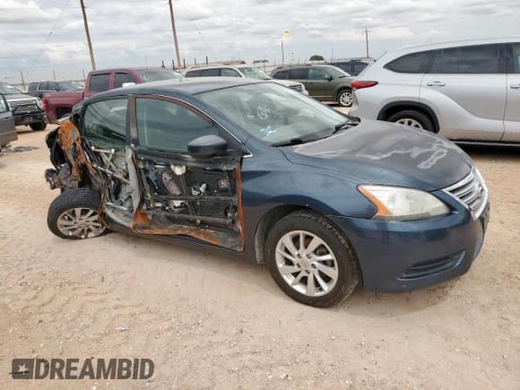 ✅ 2013 Nissan Sentra • VIN: 3N1AB7AA4DL648192 • Lot: 61570995. Listed on Copart with 178,140 mi. Free auction sales archive from the USA and detailed vehicle history report at DreamBid. Image 4.