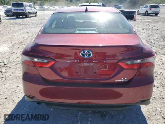 2021 Toyota Camry Hybrid LE with VIN 4T1C31AK1MU559738, listed as a Copart auction lot 85496625 with 27,669 mi miles and Salvage title. Bid and sale history available at DreamBid. Image 6.