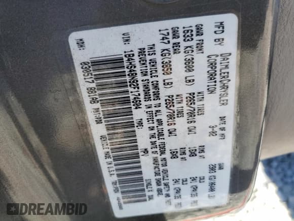 ✅ 2002 Dodge Dakota SLT • VIN: 1B7HL48N62S719181 • Lot: 81038374. Wystawiony na Copart z przebiegiem 145 385 mil. Bezpłatny archiwum sprzedaży aukcyjnych z USA i szczegółowy raport historii pojazdu na DreamBid. Zdjęcie 12.