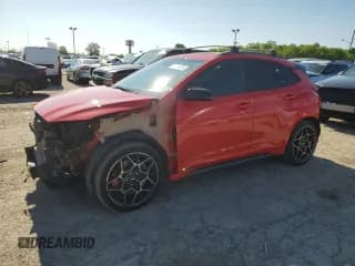 ✅ 2022 Hyundai Kona • VIN: KM8KH3AC5NU002298 • Лот: 57666835. Опубликован ранее на Copart с пробегом 58 105 миль. Бесплатный доступ к архиву аукционных продаж из США и подробный отчёт об истории автомобиля на DreamBid. Изображение 1.