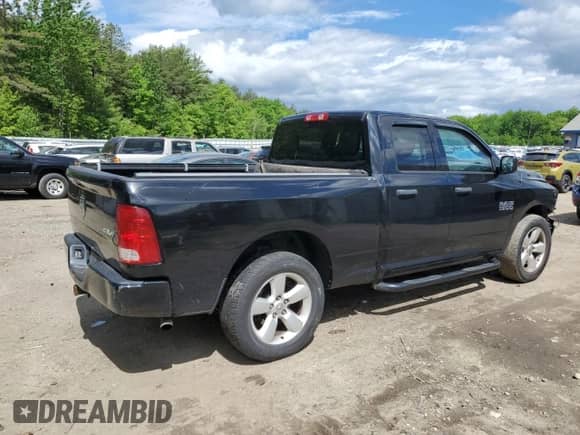 2015 Ram 1500 Express with VIN 1C6RR7FG6FS532559, listed as a Copart auction lot 56679154 with 110,803 mi miles and Salvage title. Bid and sale history available at DreamBid. Image 3.