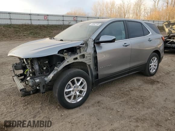 ✅ 2023 Chevrolet Equinox LT • VIN: 3GNAXUEG5PL144855 • Лот: 93552195. Опубликован ранее на Copart с пробегом 66 352 миль. Бесплатный доступ к архиву аукционных продаж из США и подробный отчёт об истории автомобиля на DreamBid. Изображение 1.