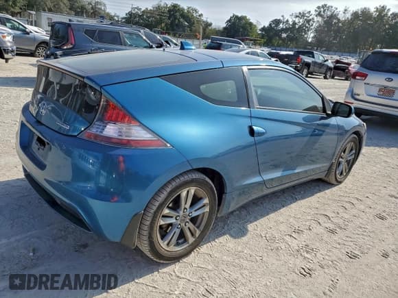 ✅ 2013 Honda CR-Z EX • VIN: JHMZF1D60DS002219 • Lot: 95681475. Listed on Copart with 122,673 mi. Free auction sales archive from the USA and detailed vehicle history report at DreamBid. Image 3.